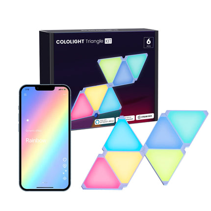 Lifesmart Cololight RGB Triangle Light Starter Kit | 6 Pcs - إضاءة