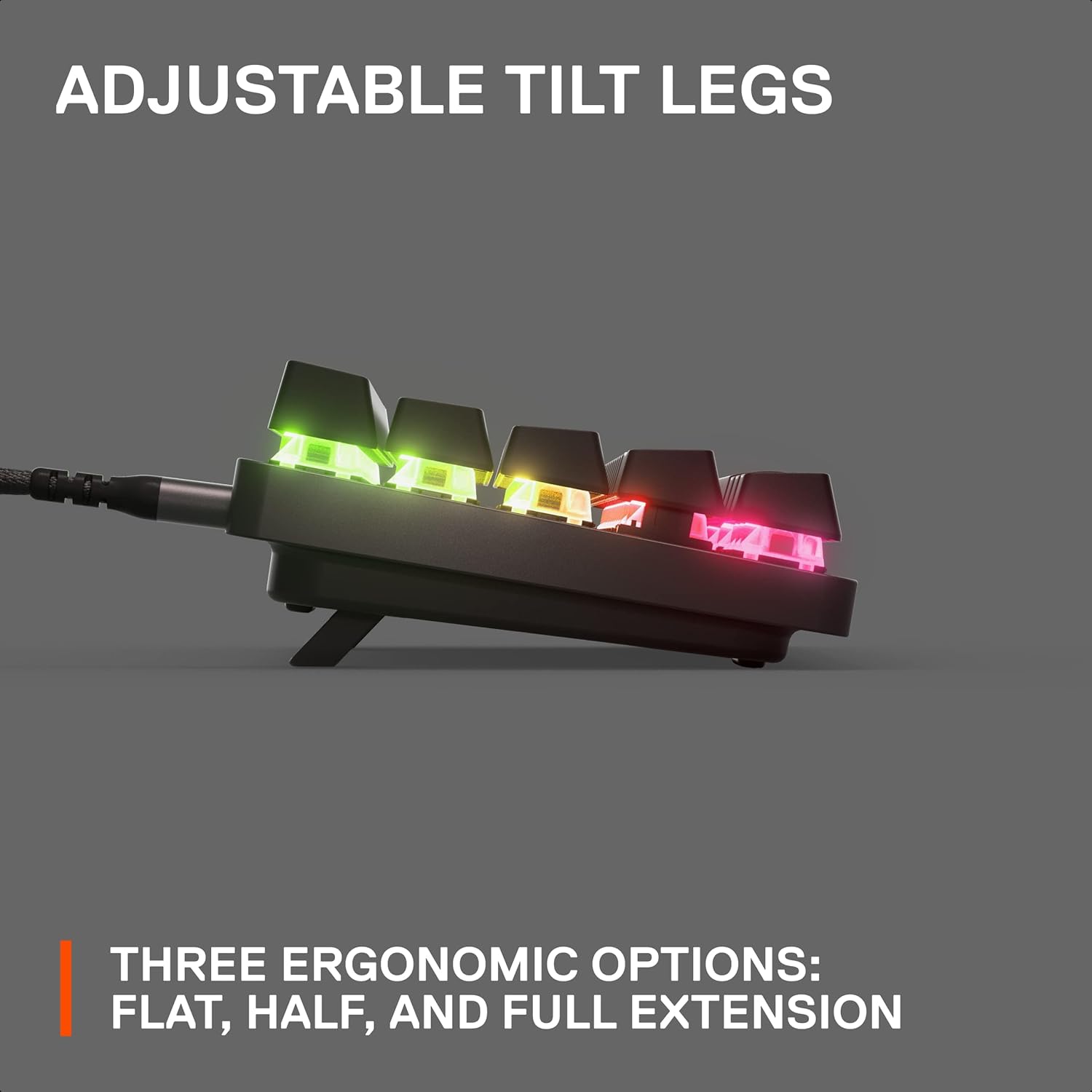 Steelseries Apex Pro Mini Wireless Gaming HyperMagnetic Keyboard 60% Black - كيبورد احترافي