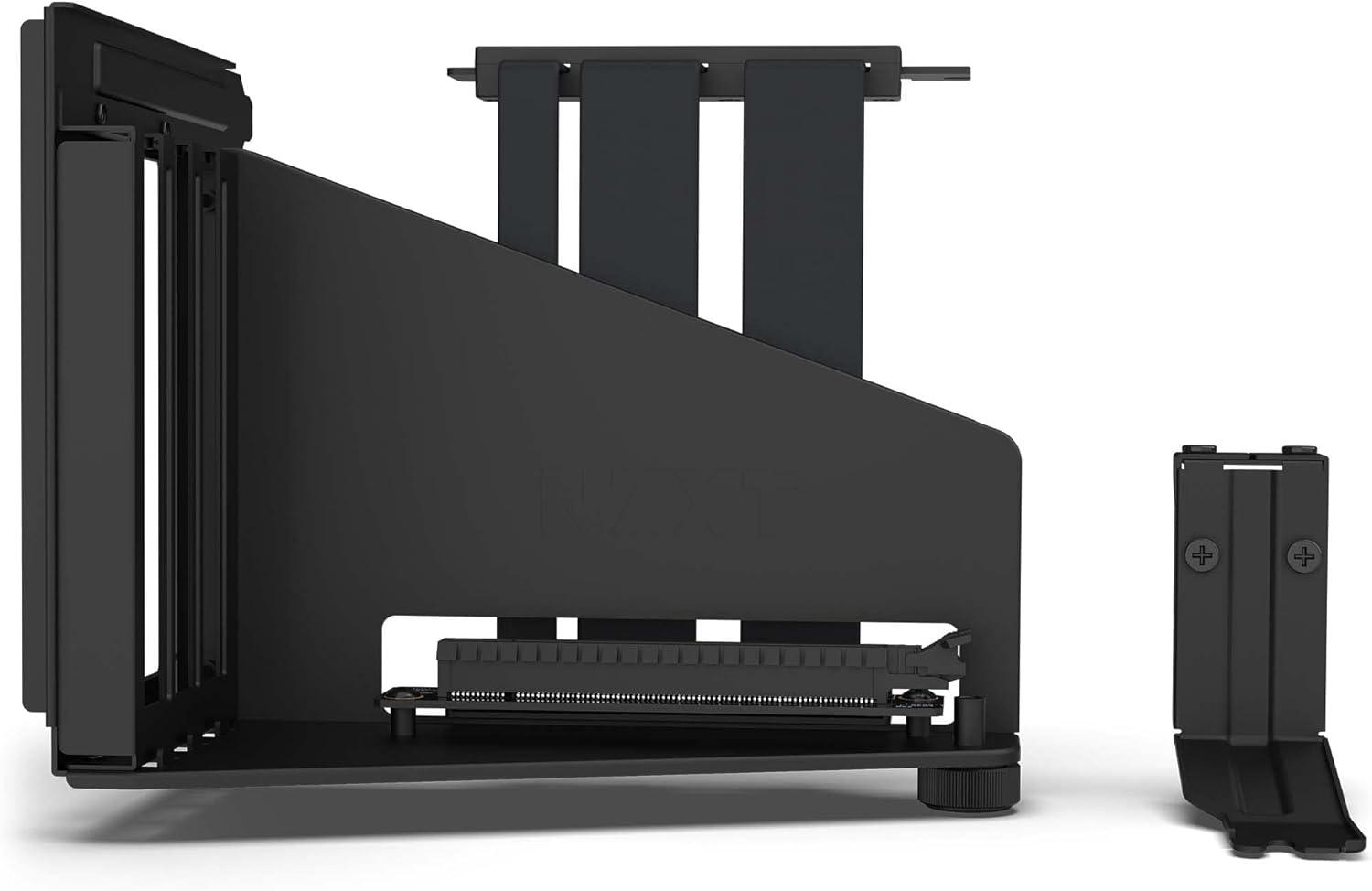 NZXT Vertical GPU Mounting Kit - AB-RH175-B1-175 mm PCIe 4.0x16 Riser Cable - GPU Holder - Sturdy Steel Bracket - Black - حامل لكرت الشاشه