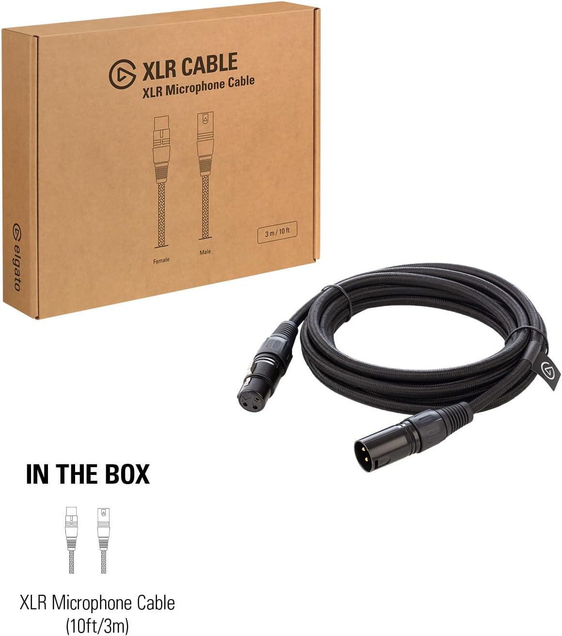 Elgato XLR Microphone Cable 3m/10ft - كيبل
