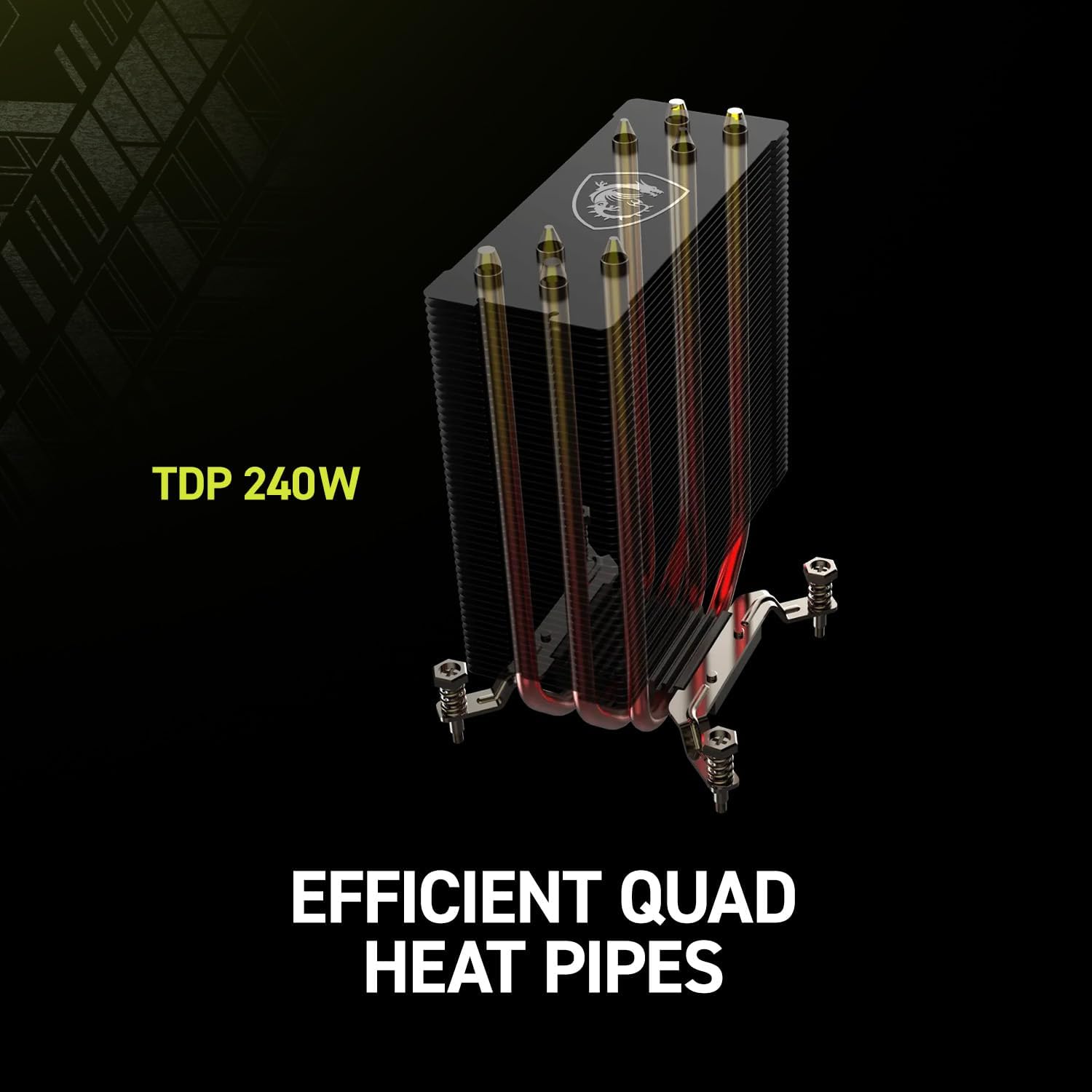 MSI MAG COREFROZR AA13 ARGB CPU Air Cooler Black - مبرد هوائي