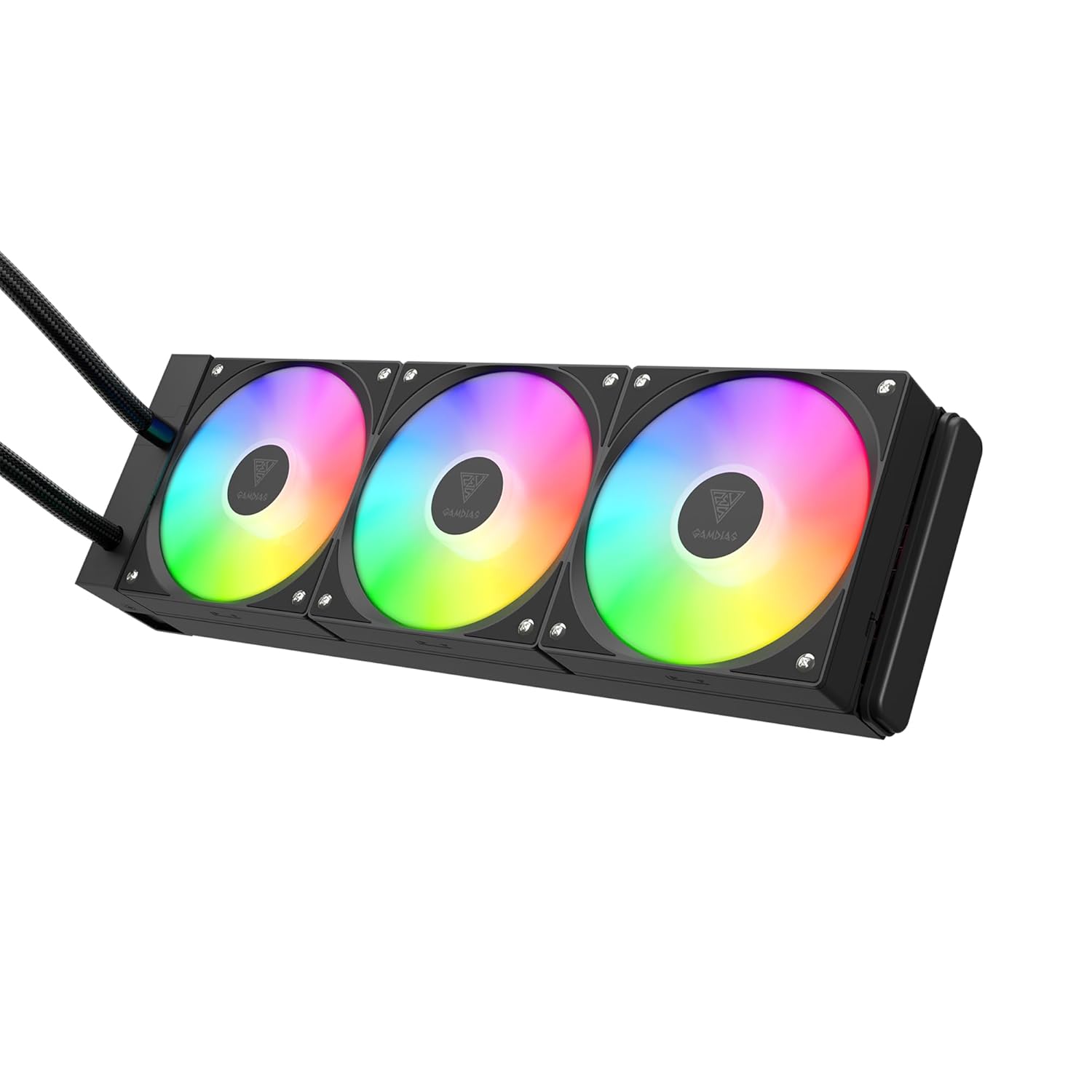 GAMDIAS CHIONE E4-360 ARGB 360mm Liquid CPU Cooler - Black - مبرد مائي
