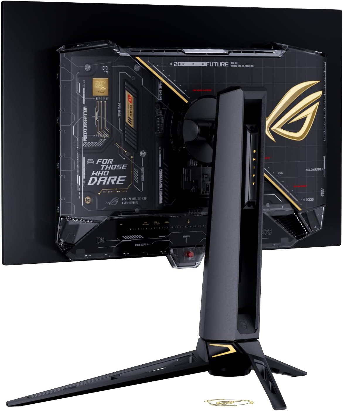 ASUS ROG Swift OLED PG27AQWP-G 27” Dual-Mode Gaming Monitor – 540Hz QHD / 720Hz HD, 0.03ms, G-SYNC Compatible & Custom Heatsink - شاشة قيمنق