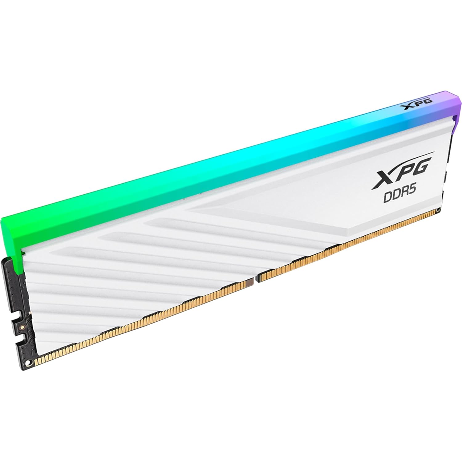 XPG ADATA DDR5 16GB 6000 MHZ Lancer Blade RGB White - رام بيضاء