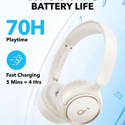 ANKER Soundcore H30i Bluetouth White - سماعات بلوتوث بيضاء