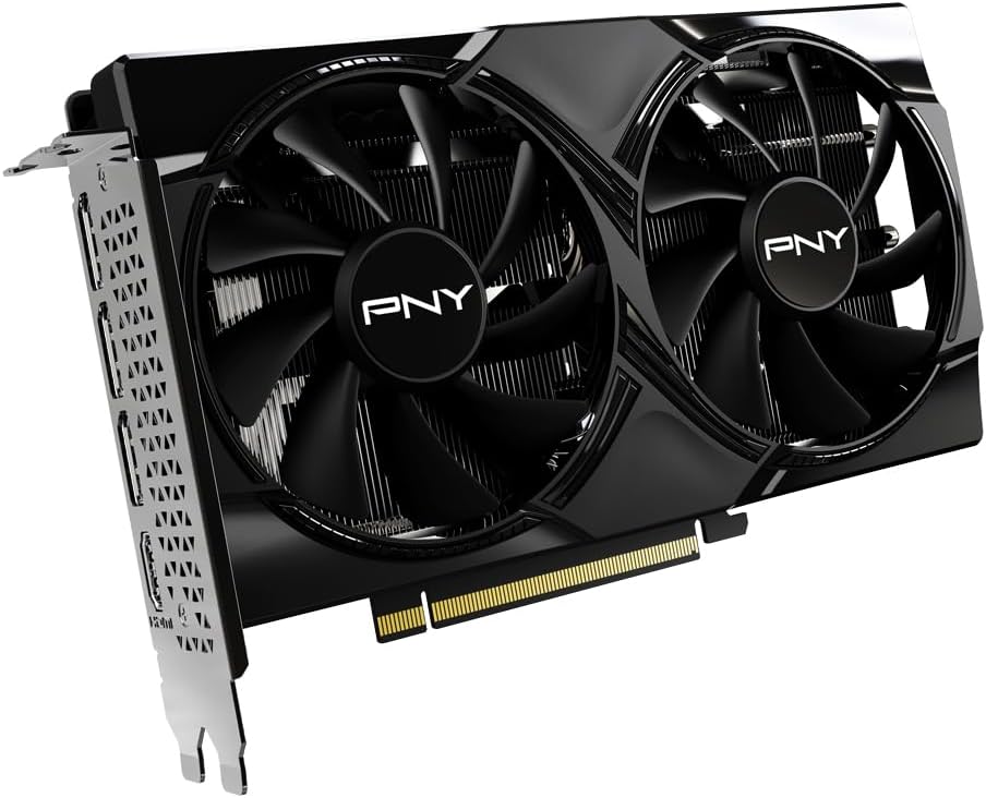 PNY NVIDIA GeForce RTX™ 5050 Dual Fan, Graphics Card (8GB GDDR6, 128-bit, SFF-Ready, PCIe® 5.0, HDMI®/DP 2.1, 2-Slot, NVIDIA Blackwell Architecture, DLSS 4) - كرت شاشه