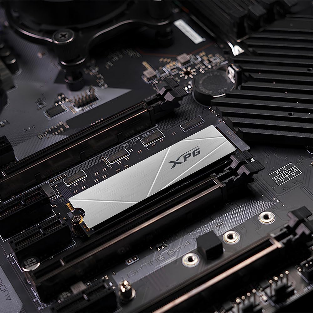 ADATA XPG GAMMIX S60 1TB PCIe Gen4x4 5,000/4,200MB , NVMe M.2 2280 Solid State Drive support Sony PS5 - مساحة تخزين سريعة