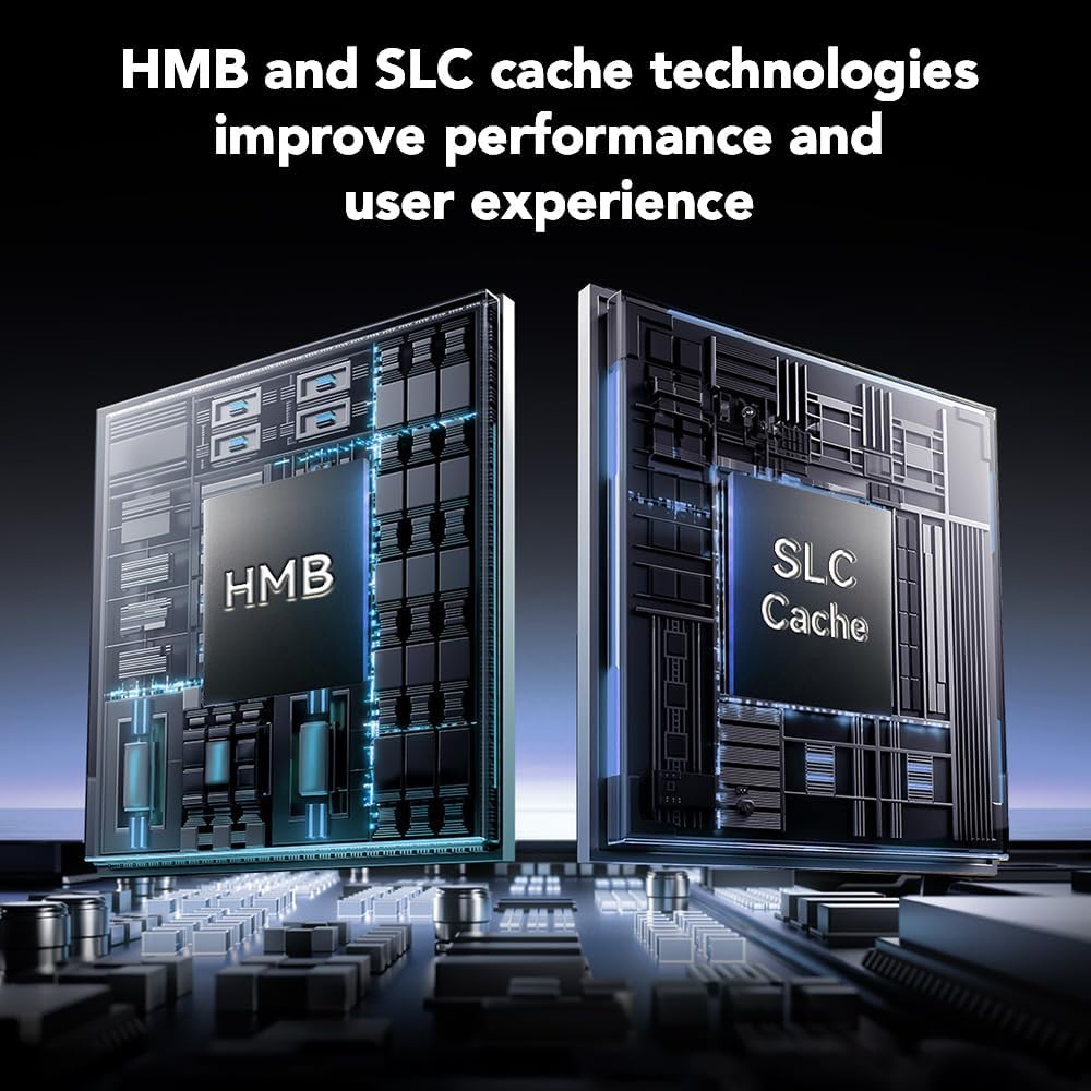 Lexar NQ780 1TB PCIe 4.0 NVMe M.2 SSD – High-Speed Gen4x4 6500 MB/S  Solid State Drive for PC & PS5 - مساحة تخزين