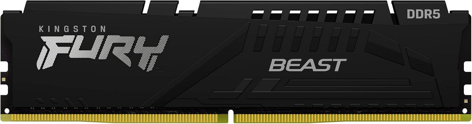 Kingston FURY Beast Black 16GB (2x8GB) 5200MT/s DDR5 DIMM - الذاكرة العشوائية