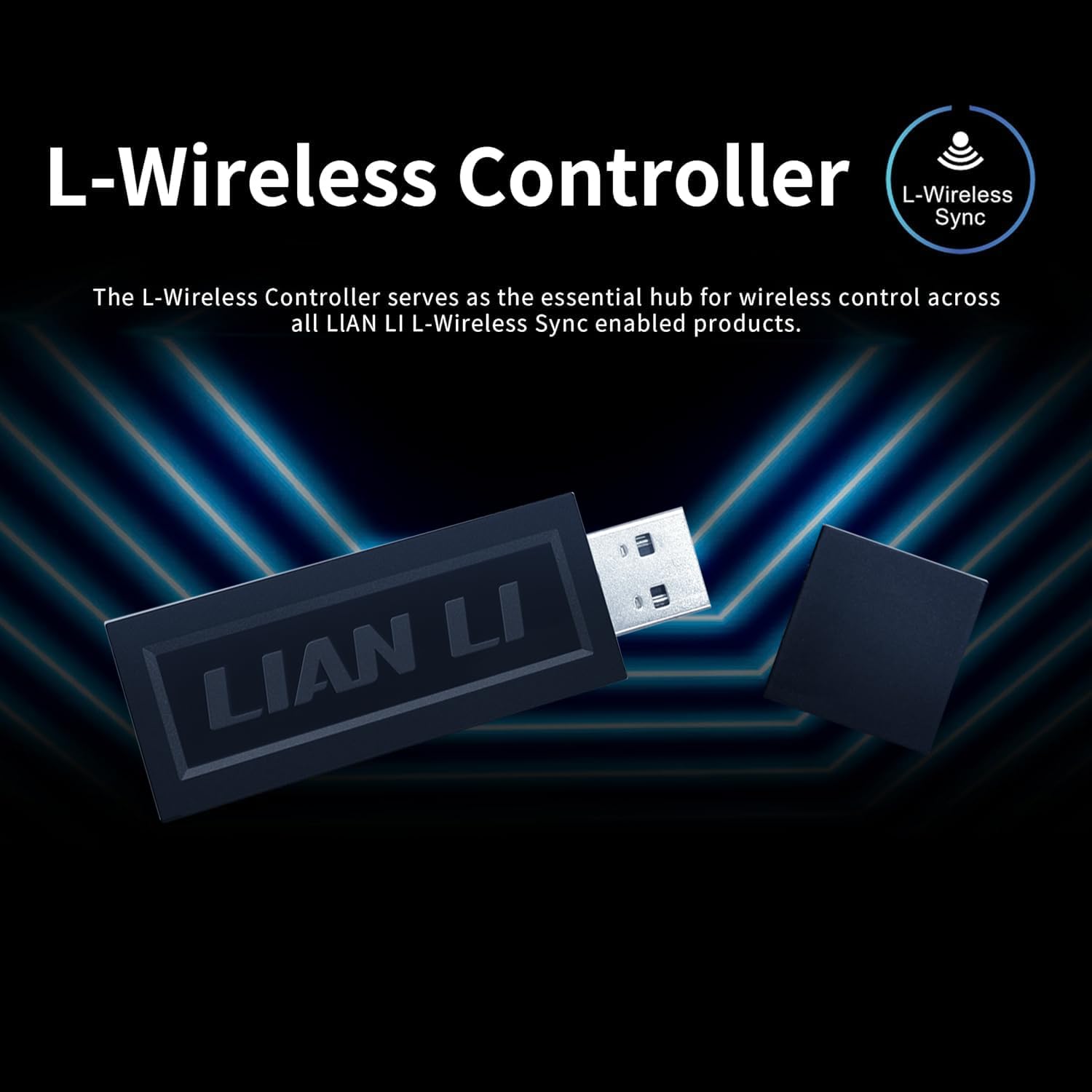 Lian Li UNI FAN TL-LCD Wireless 120mm – Black (Single Pack) - مروحة مع شاشه