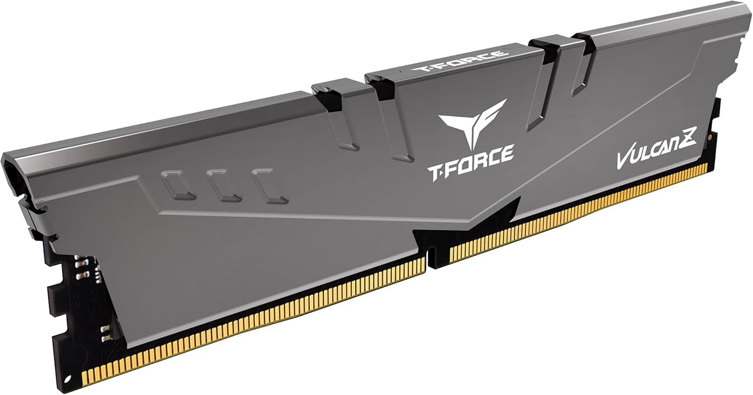 TEAMGROUP T-Force Vulcan Z GREY DDR4 RAM 16GB Kit (2x8GB) 3200MHz CL16 - الذاكرة العشوائية