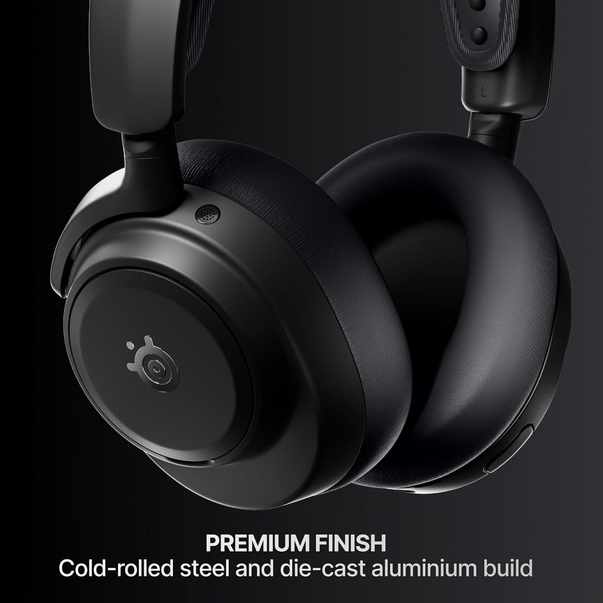 SteelSeries Arctis Nova Pro Omni Black Multi-System Wireless Gaming Headset – Active Noise Cancellation, Hi-Res Audio, Hot-Swappable Batteries & GameHub OLED سماعة لا سلكية احترافية