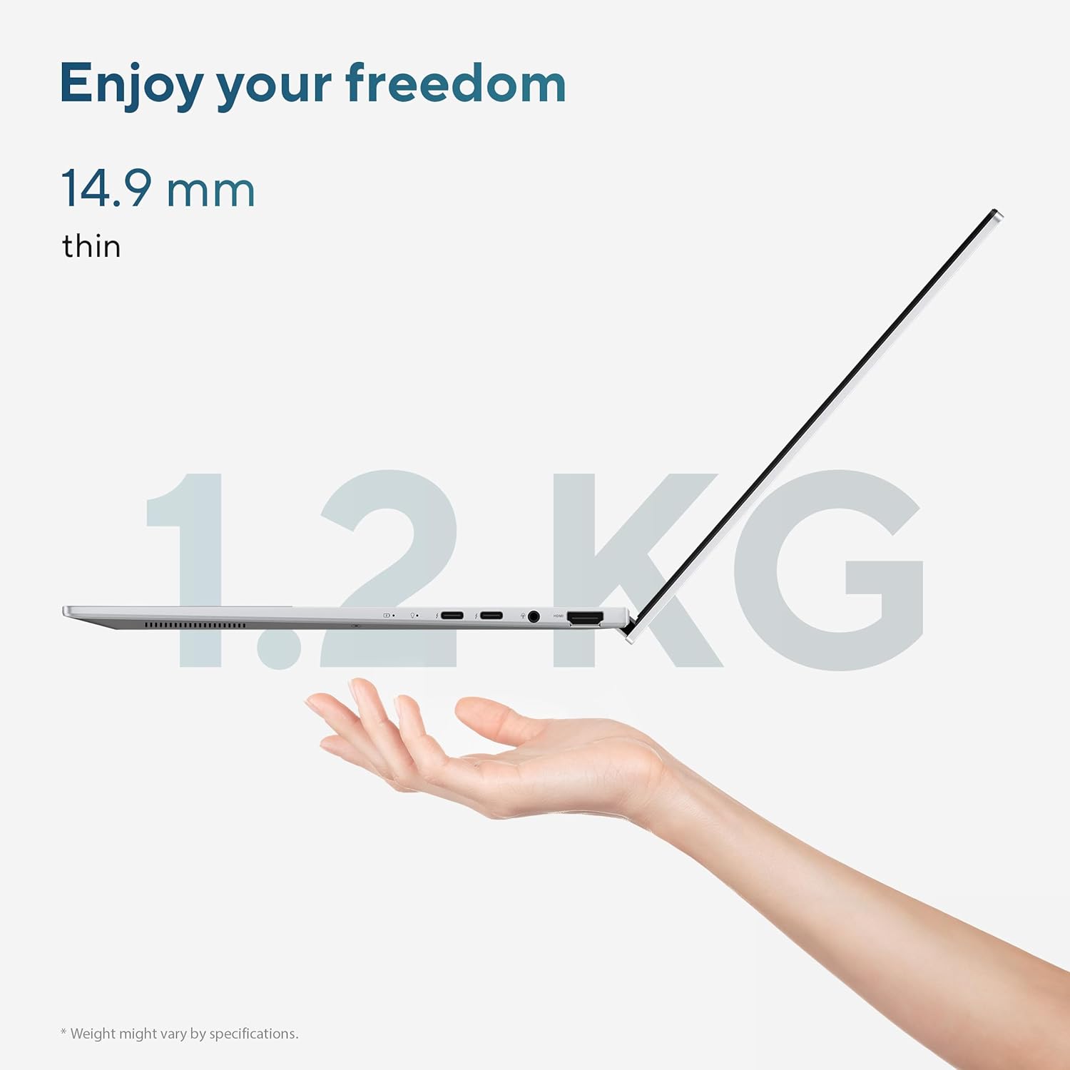 Asus Zenbook 14 OLED Laptop UX3405CA-PZ052W, 14 Inch 3K OLED, 16GB RAM, 1TB SSD, Blue - لابتوب