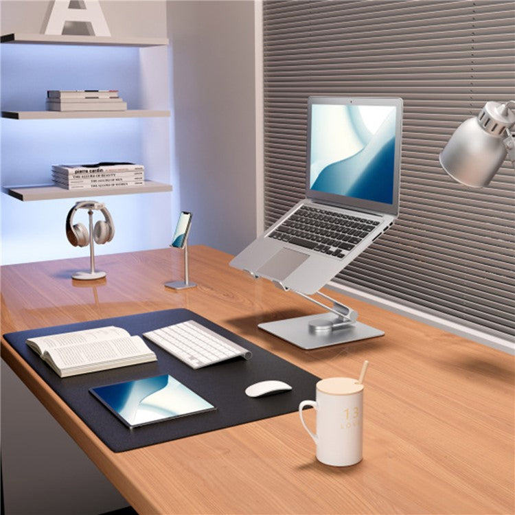 UPERGO AP-2VS Aluminum Height Adjustable Laptop Stand Silver - حامل لابتوب