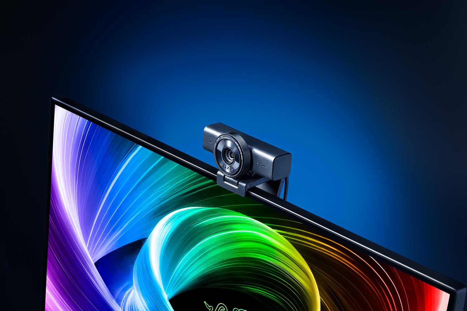 Razer Kiyo V2 X 2K (1440p) 60FPS Streaming Webcam Auto Focus - Built-in Microphone - Wide Angle Lense - Integrated Privacy Shutter - Works with OBS, Xsplit, Streamlabs, Discord, Zoom, Teams – Black -  كاميرا ريزر