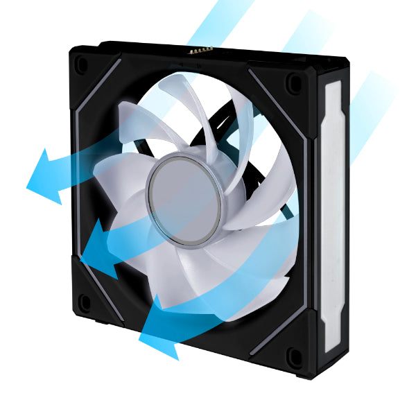 Lian Li UNI FAN SL Infinity Reverse Wireless 120mm Black (Single Pack) - مروحة سوداء