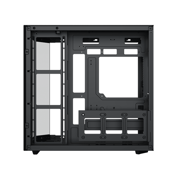 Xigmatek Cubi II black with 7 ARGB Lights,USB-C CASE- كيس العاب للكمبيوتر أسود