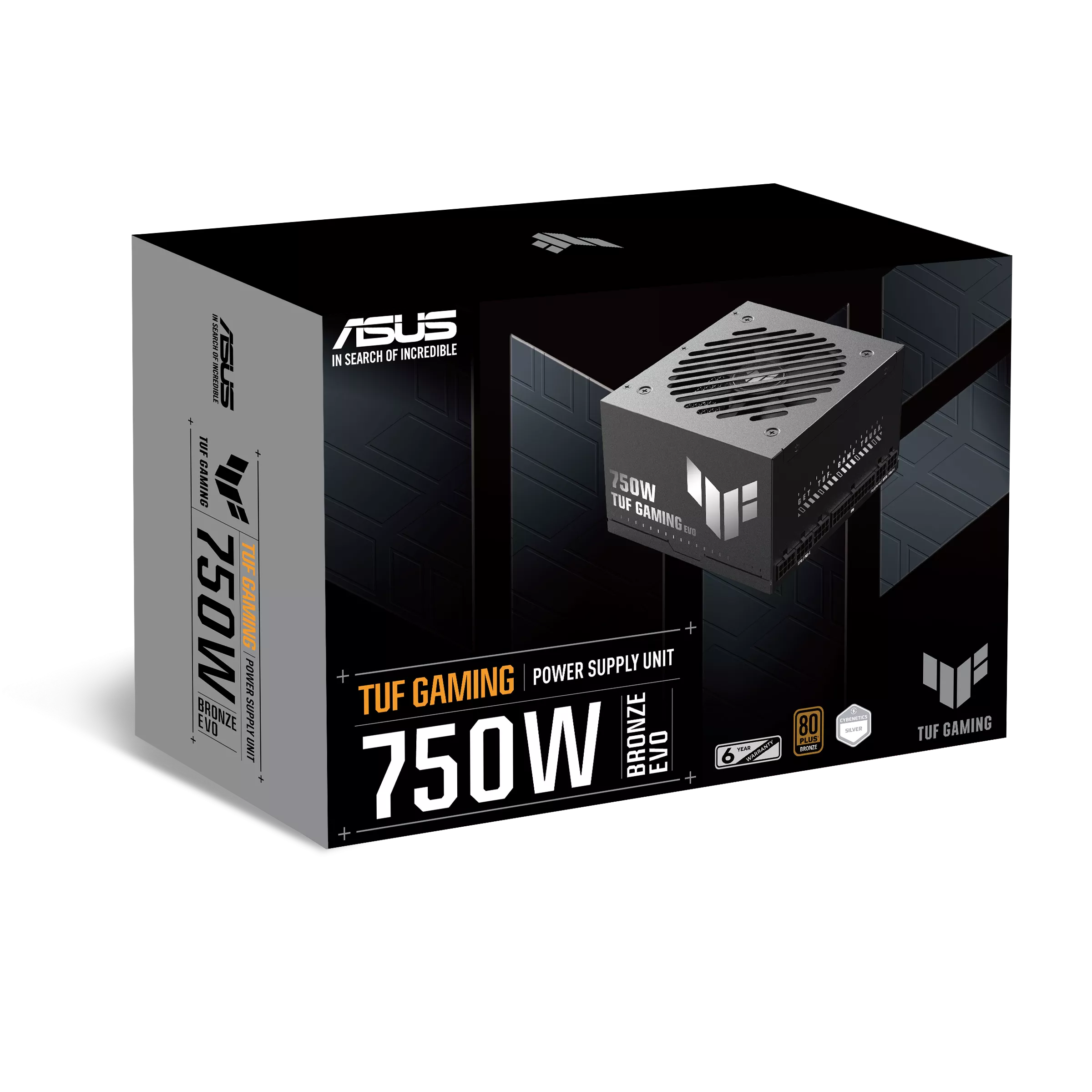 ASUS TUF GAMING 750B Bronze EVO PSU, Power Supply Unit, 80 PLUS Bronze Certification, ATX 3.1 -  مزود الطاقة البرونزي