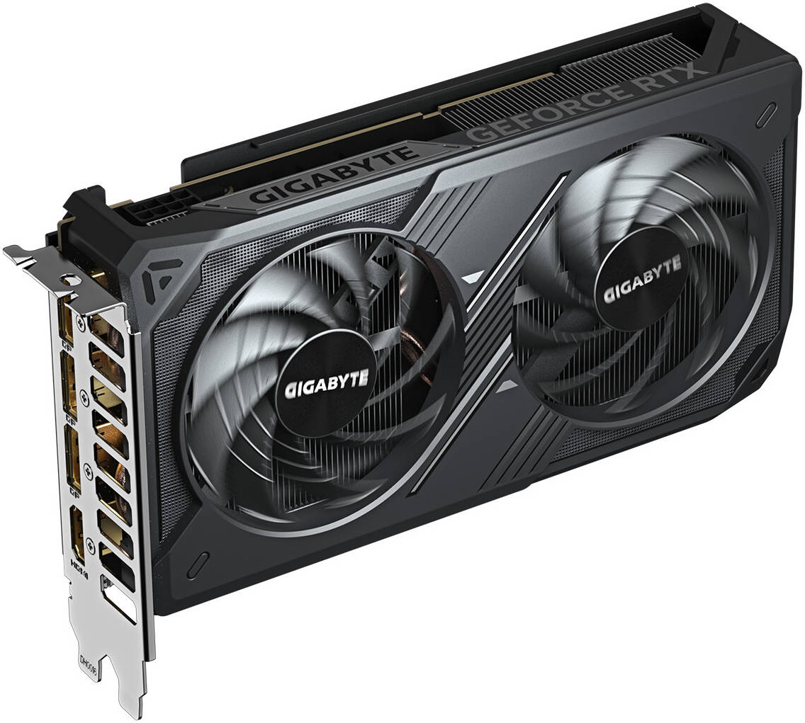 GIGABYTE GeForce RTX 5060 WINDFORCE MAX OC 8GB Graphics Card, GDDR7 128-Bit Memory, 2512 MHz Core Clock, 28 Gbps Memory Clock, 3840 CUDA Cores, PCI-Express 5.0 -  كرت شاشه