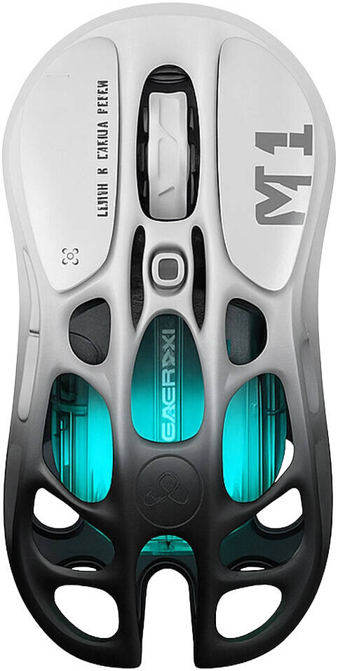 GravaStar Mercury M1 Pro Wireless Gaming Mouse – 26,000 DPI PAW3395DM Sensor • Lightweight Magnesium Alloy • Tri-Mode (Wired/2.4GHz/Bluetooth) • 4K Polling Rate • Up to 200-Hour Battery-ماوس وايرليس