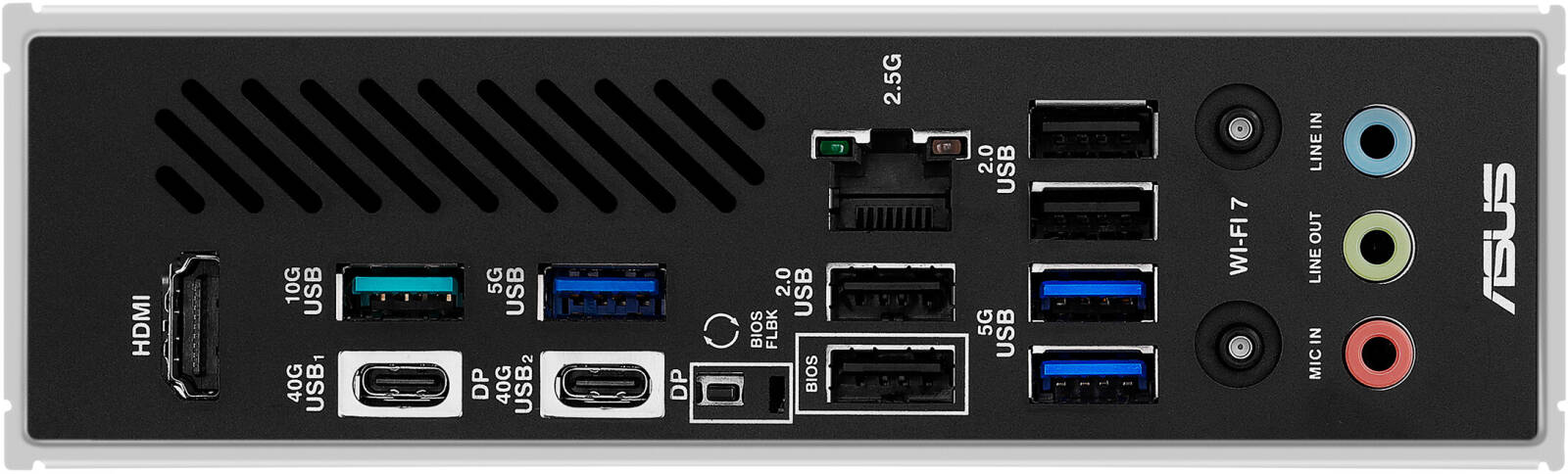 ASUS X870 MAX GAMING WIFI7 AM5 , AMD X870 DDR5 , Wi-Fi 7 - لوحه ام