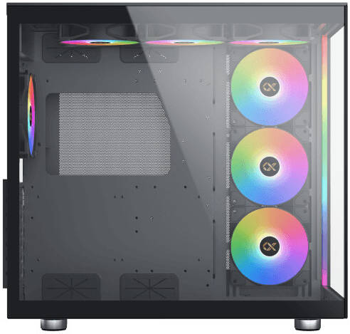 Xigmatek Aqua Ultra Air E-ATX Computer Case With RGB Fans , Black - كيس