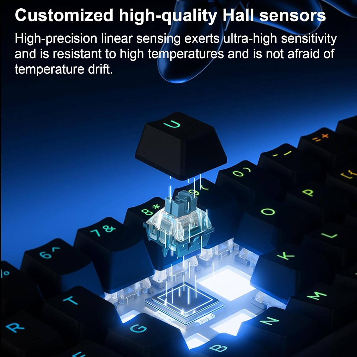 MCHOSE  ACE60-5A PRO 60%  Hall Effect URANUS Magnetic Switch  8kHz Polling Rate, -كيبورد لاسلكي للألعاب