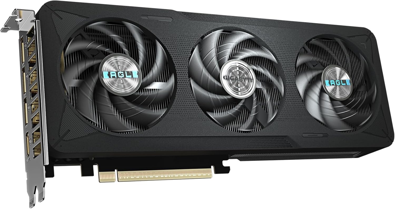 GIGABYTE GeForce RTX 5060 Eagle MAX OC 8G Graphics Card, 8GB 128-bit GDDR7, PCIe 5.0, WINDFORCE Cooling System - كرت شاشه