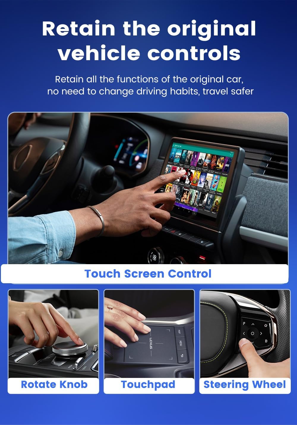 Carlinkit TBox LITE S Android 13 AI Box (4GB RAM + 64GB, Qualcomm 8-Core, Wireless CarPlay & Android Auto) - قطعة تحويل الكاربلاي الى لاسلكي