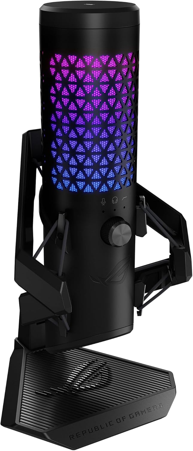 ASUS C501 ROG CARNYX PROFESSIONAL CARDIOID CONDENSER GAMING MICROPHONE BLACK - مايك أحترافي