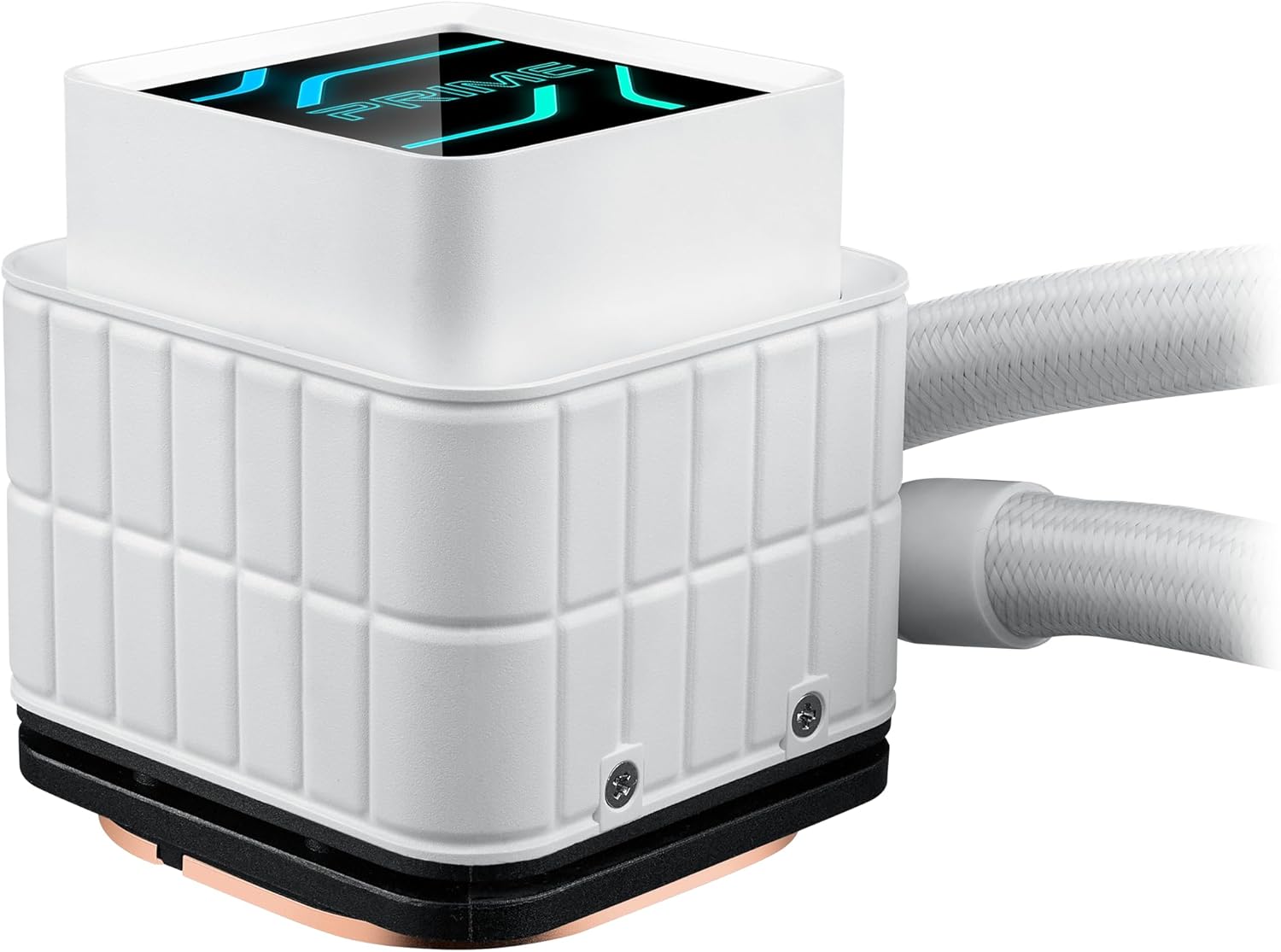 ASUS Prime LC 360 ARGB White Edition all-in-one CPU liquid cooler with special CPU contact area  - مبرد مائي أبيض