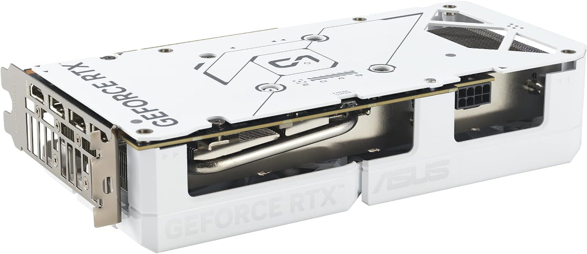 ASUS Dual GeForce RTX 5060 Ti 16GB GDDR7 White OC Edition Graphics Card – PCIe 5.0, Axial-tech Fans & All-White Aesthetic - كرت شاشة أبيض