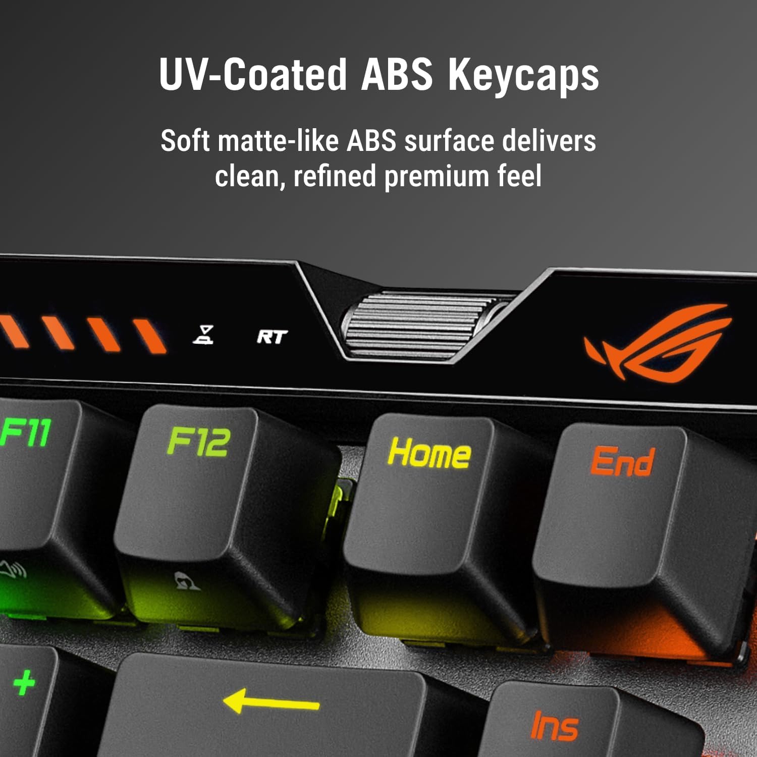 ROG Falchion Ace 75 HE Gaming Keyboard, Magnetic Switch, Hot-Swappable, English-Arabic Layout Black - كيبورد اسوس مغناطيسي