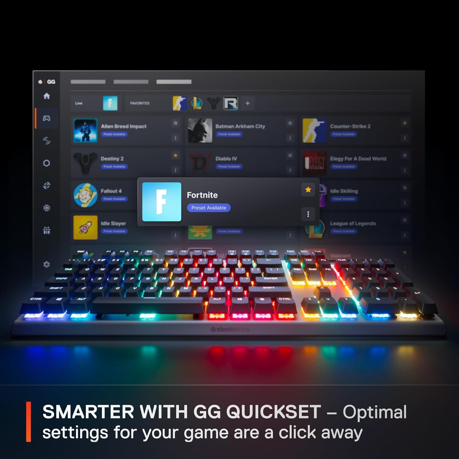 SteelSeries Apex Pro Gen 3 OmniPoint HyperMagnetic Keyboard RGB - كيبورد احترافي