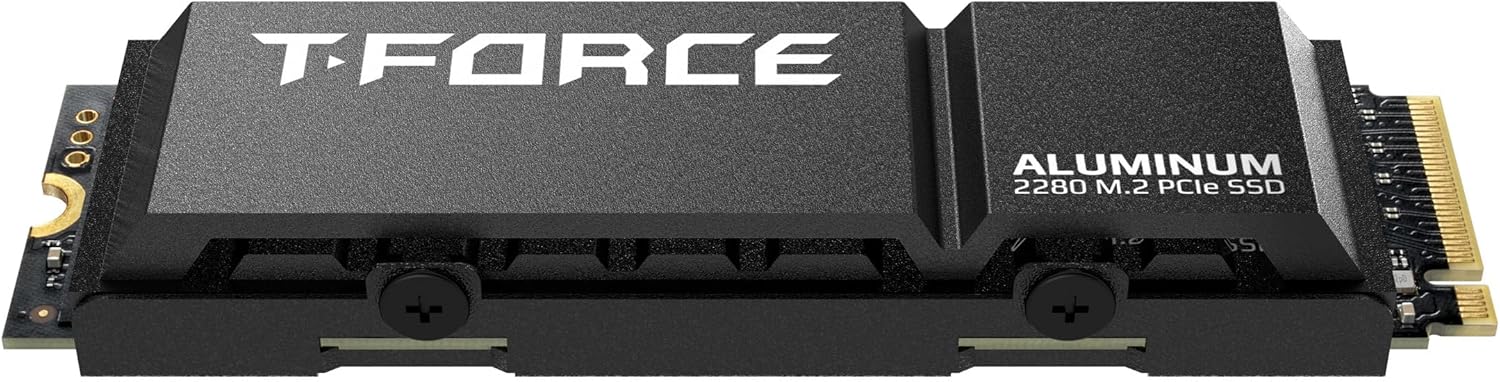 T-Force G70 PRO Aluminum Heatsink 1TB M.2 2280 Gaming Internal Gen4 SSD Up to 7400MB/s Works with PS5 - تخزين سريع