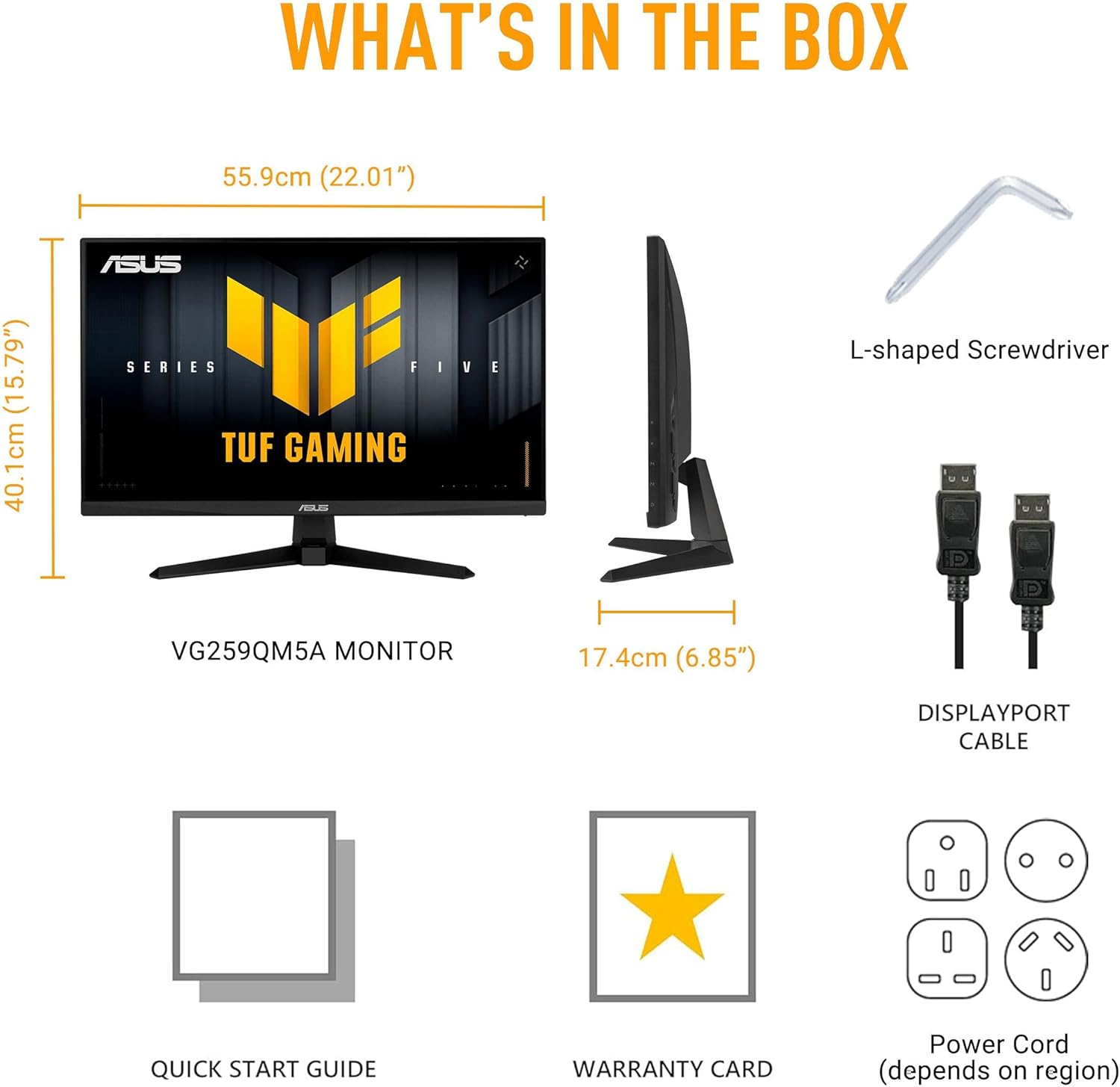 ASUS TUF Gaming VG259QM5A Monitor 25