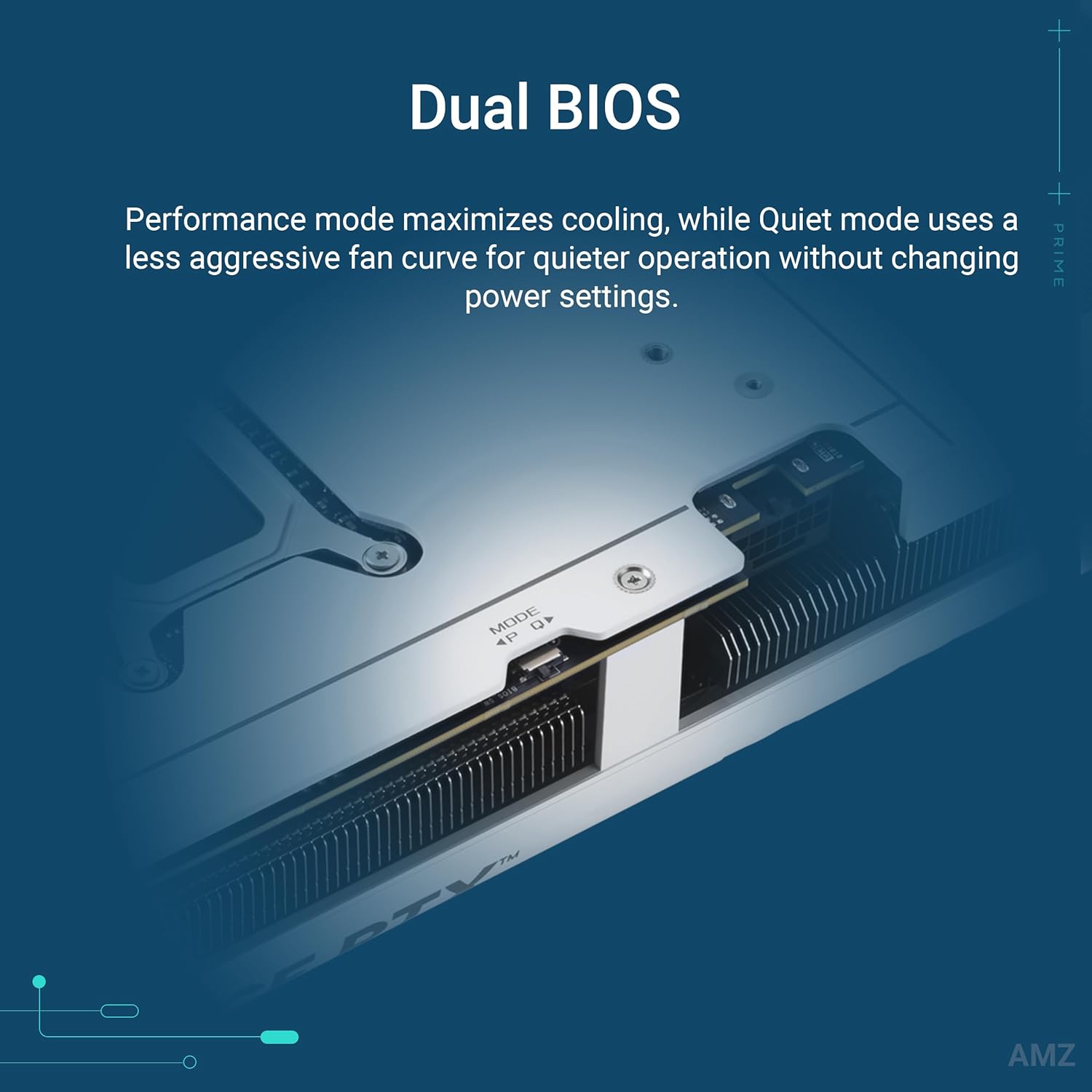 ASUS PRIME GeForce RTX™ 5070 12GB GDDR7 OC Edition - White - كرت الشاشة أبيض