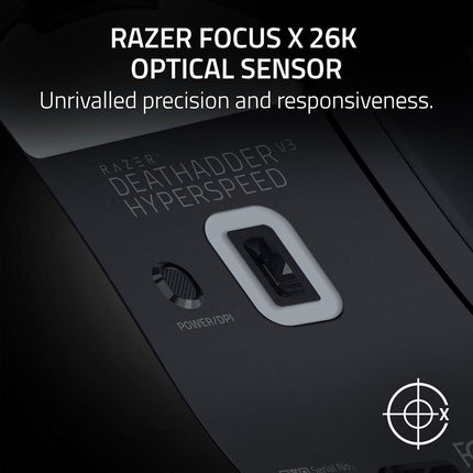 ماوس الألعاب اللاسلكي Razer DeathAdder V3 HyperSpeed ​​- ماوس كس 