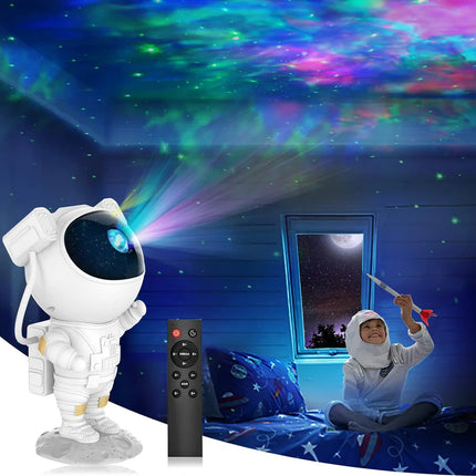 Astronaut Space Projector, LED Galaxy Night Light "LD005" - RGB إضاءة