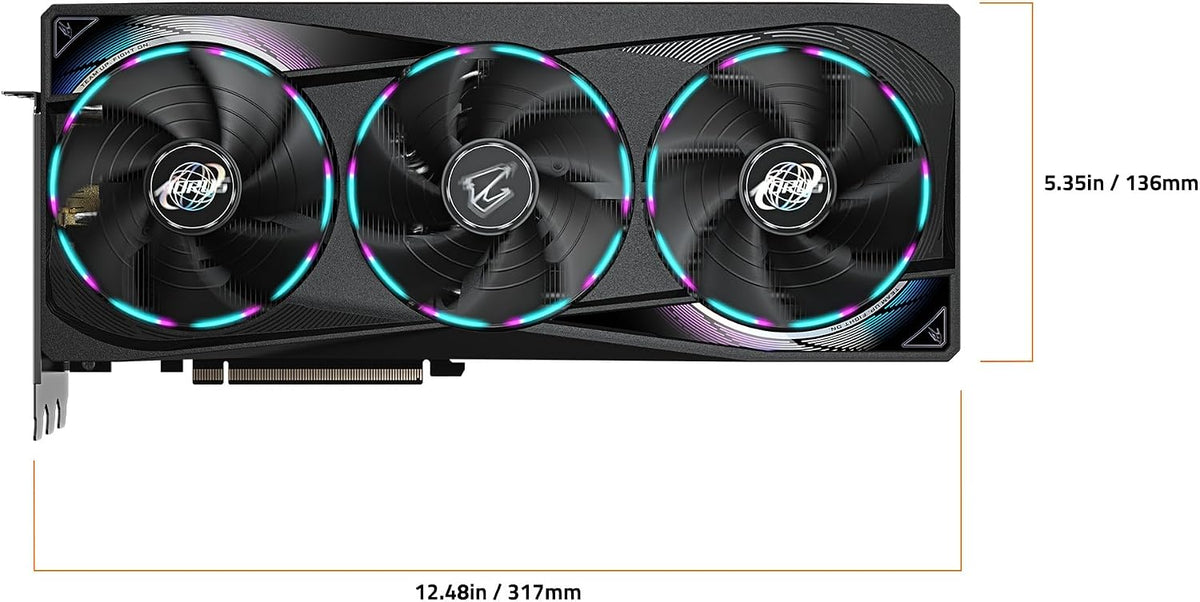 Gigabyte AORUS GeForce RTX 5070 Master 12GB GDDR7 Graphics Card Black - كرت شاشه