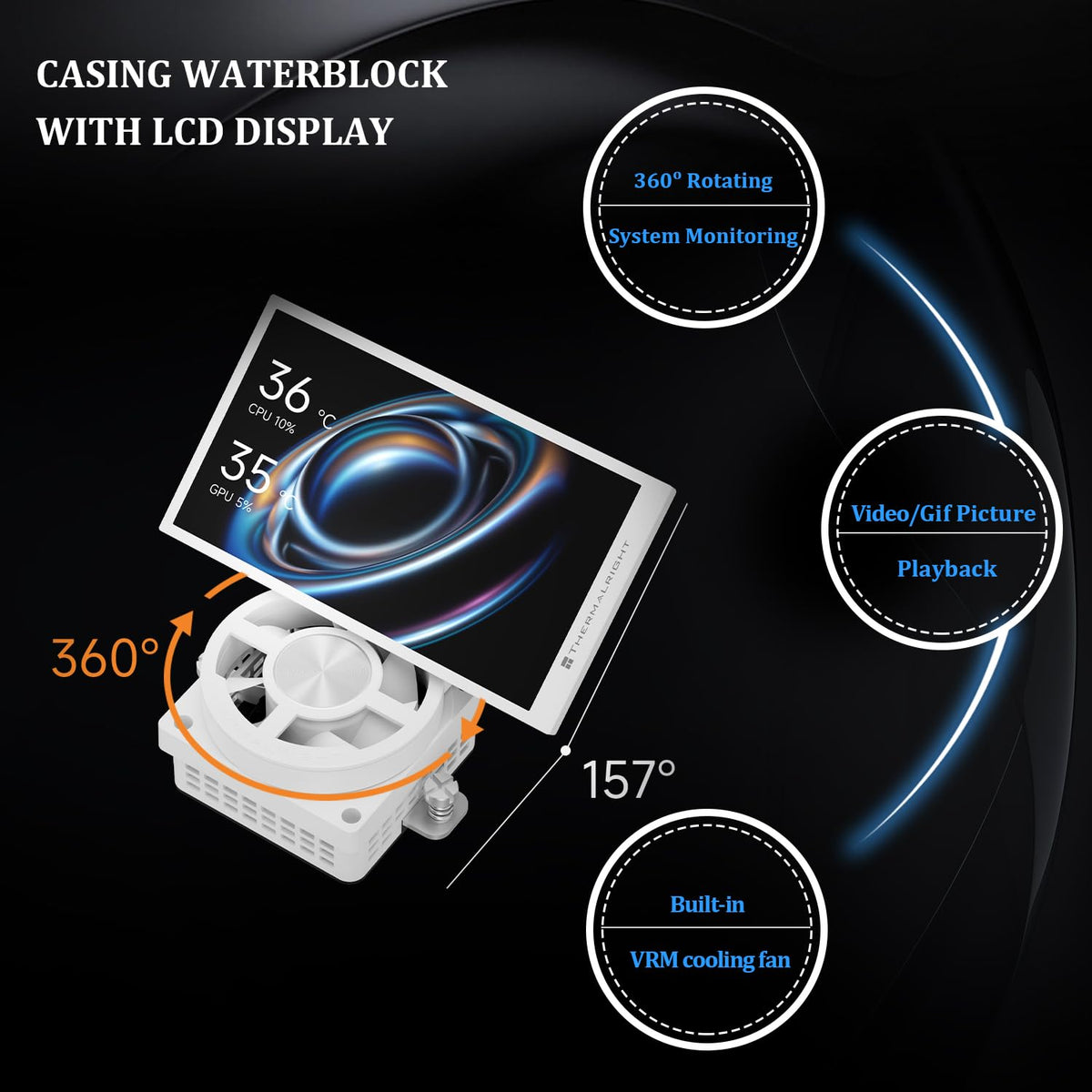 Thermalright Dynamic Vision PRO 360 ARGB White