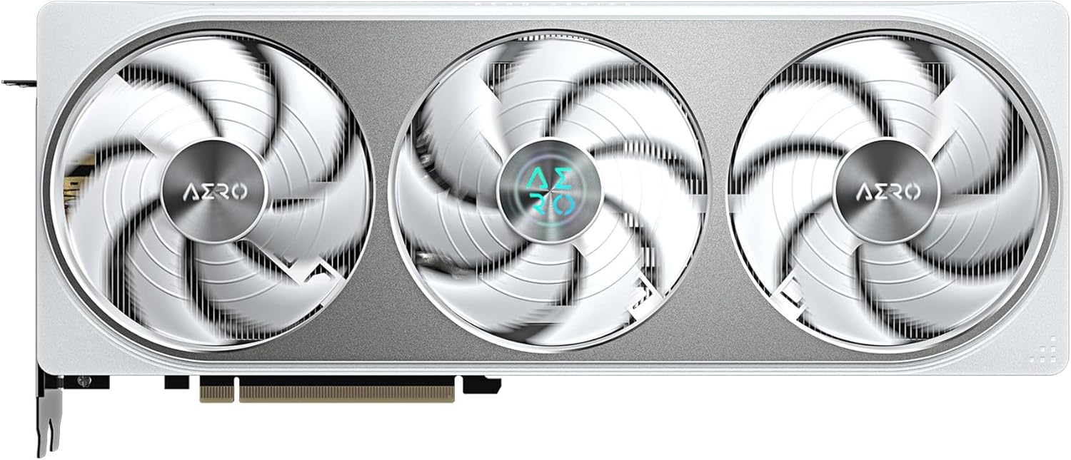 GIGABYTE GeForce RTX 5070 AERO OC 12G Graphics Card, 12GB 192-bit GDDR7, PCIe 5.0 - White - كرت شاشه أبيض