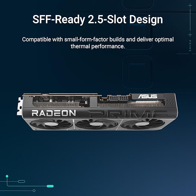 ASUS Prime Radeon RX 9070 OC Edition 16GB GDDR6 Gaming Graphics - كرت شاشة