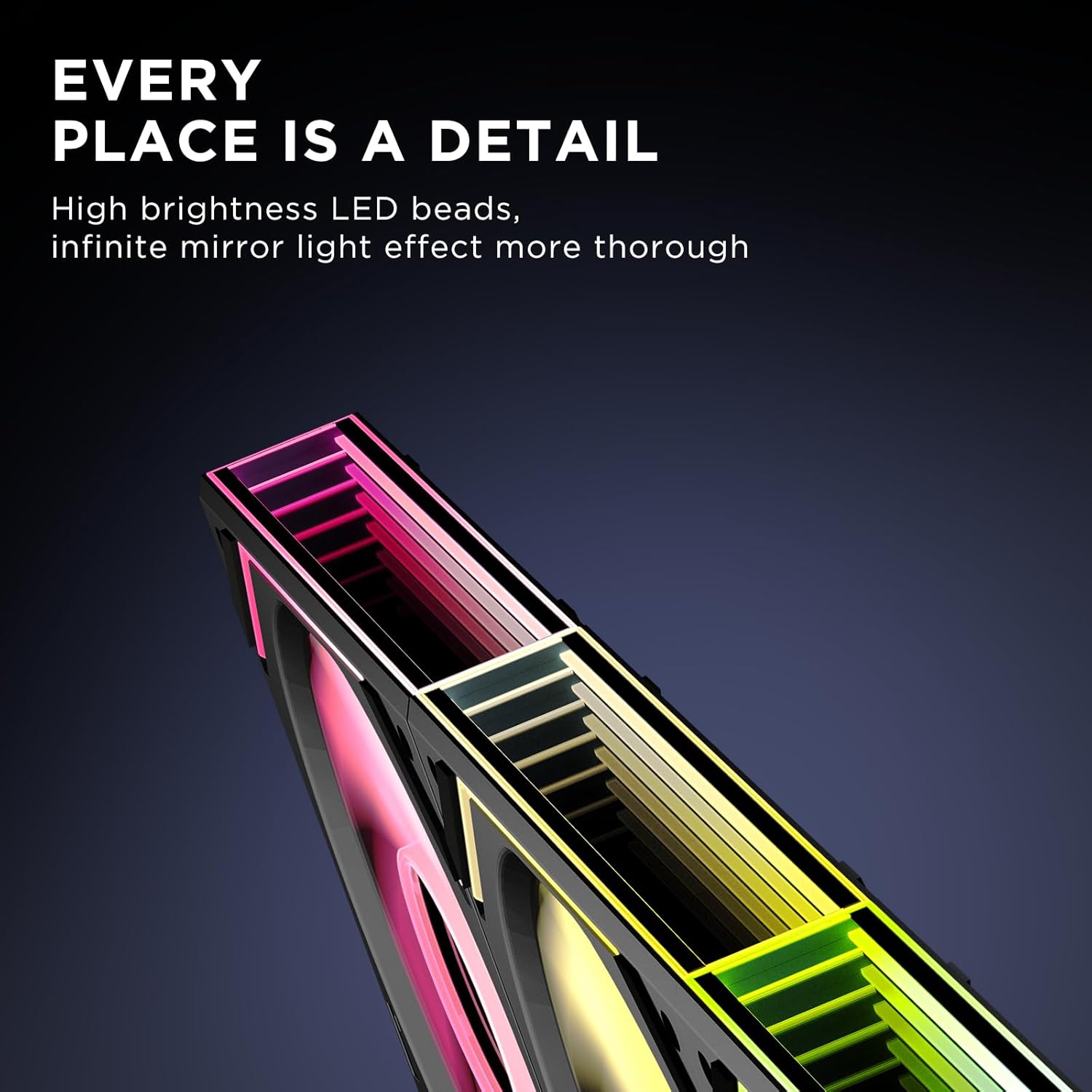 JUNGLE LEOPARD Astro Series Interstellar-V2 Daisy Chain RGB PC Fan Black Three-Pack F/R - مروحة