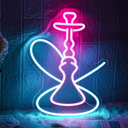 unique 2 in 1 blue & pink led lighting neon signs for wall decor LD008 - RGB إضاءة