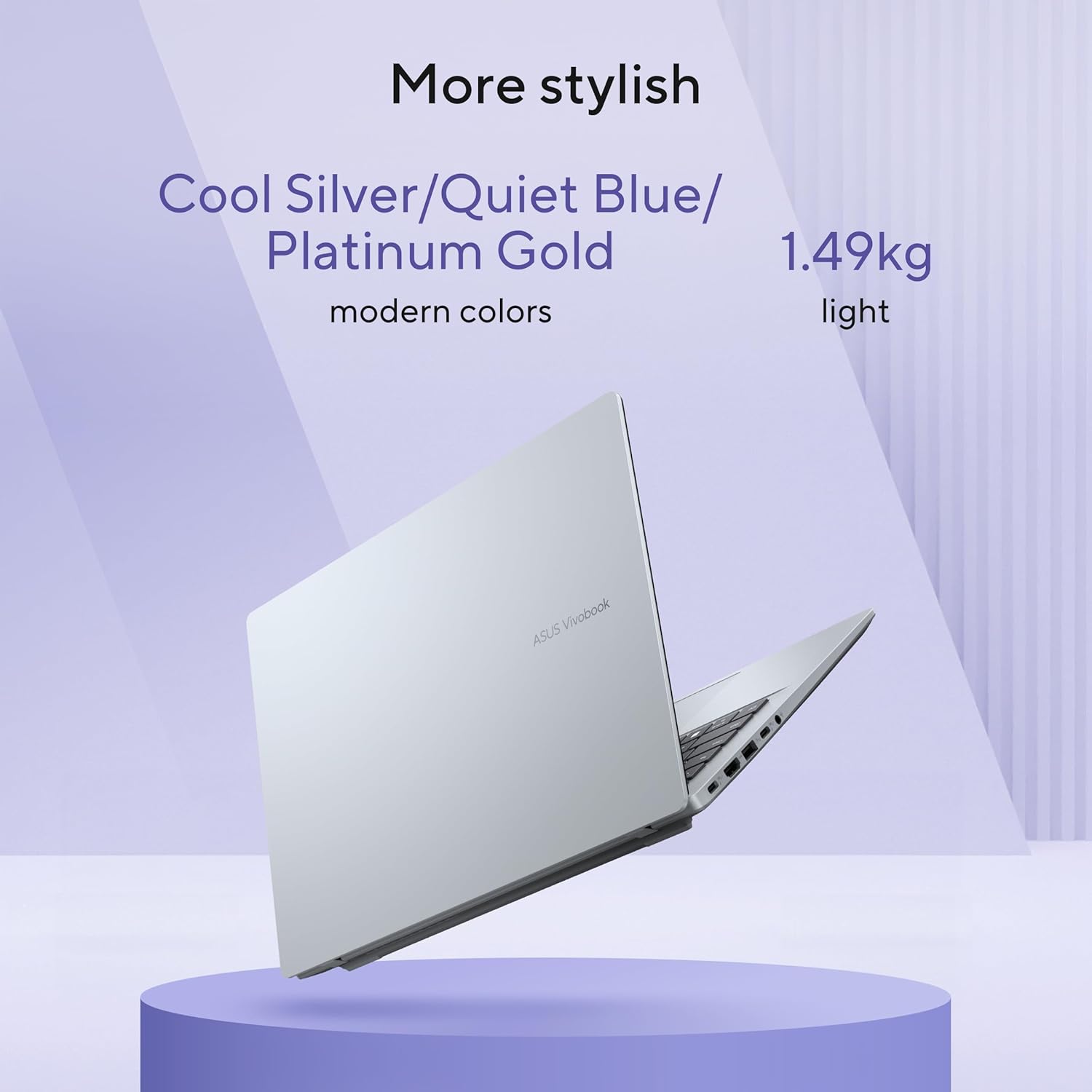 Asus Vivobook 14 Laptop X1407QA-LY046W, 14-inch, 16GB RAM, 1TB SSD, Gold - لابتوب
