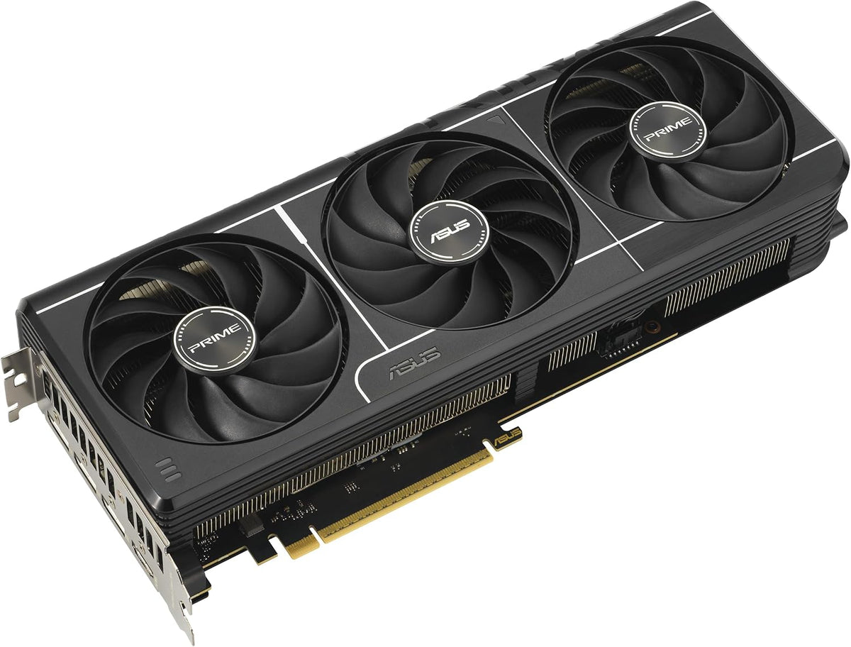 ASUS Prime GeForce RTX 5080 EVO 16GB GDDR7 Graphics Card – PCIe 5.0, Triple Axial-tech Fans & Compact 2.5-Slot SFF-Ready Design - كرت شاشة