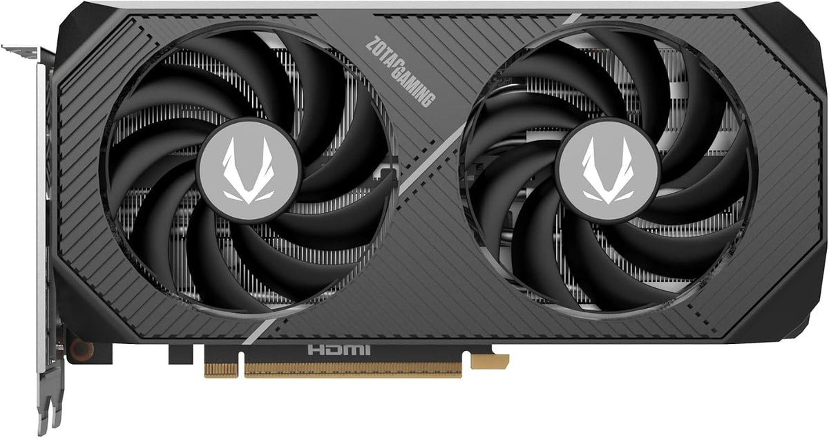 ZOTAC GAMING GeForce RTX 5070 Twin Edge OC 12GB GDDR7 Graphics Card – PCIe 5.0, Compact Dual-Fan IceStorm 2.0 & Metal Backplate - كرت شاشة
