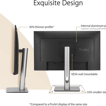 ASUS ProArt Display PA279CRV Professional Monitor – 27-inch, IPS, 4K UHD (3840 x 2160) - شاشة تصميم احترافية