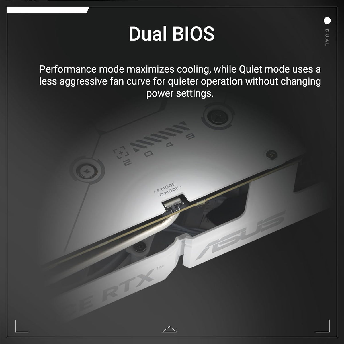 ASUS Dual GeForce RTX 5060 Ti 16GB GDDR7 White OC Edition Graphics Card – PCIe 5.0, Axial-tech Fans & All-White Aesthetic - كرت شاشة أبيض